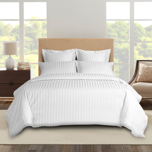 Ebern Designs Florane Microfibre 250 TC Reversible Modern & Contemporary Duvet Cover Set with